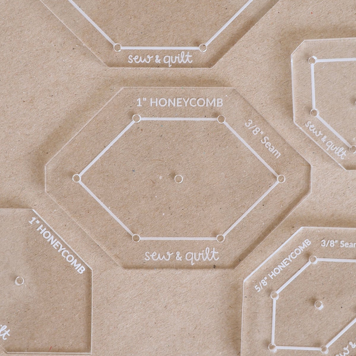 Honeycomb - Acrylic Template - Image 1