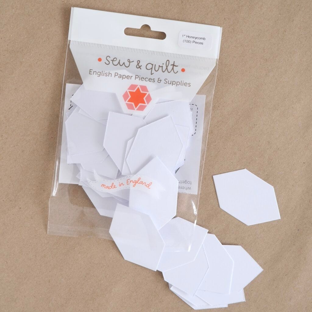 Honeycomb paper pieces