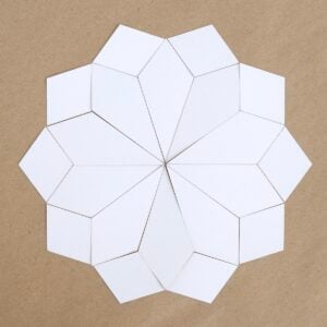 Irregular 5-Point Diamond - English Paper Pieces - Image 3