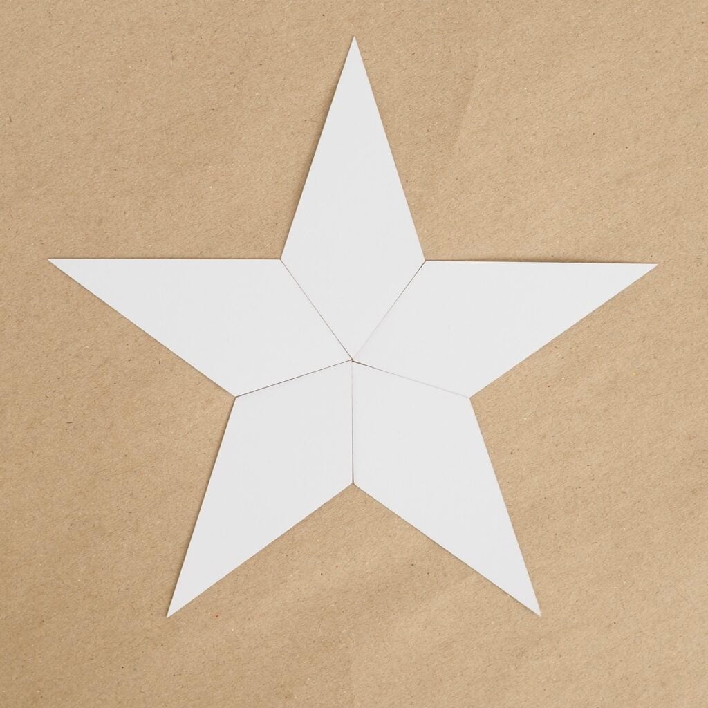 Irregular 5-Point Diamond - English Paper Pieces