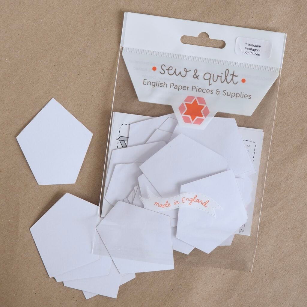 Irregular Pentagon - English Paper Pieces