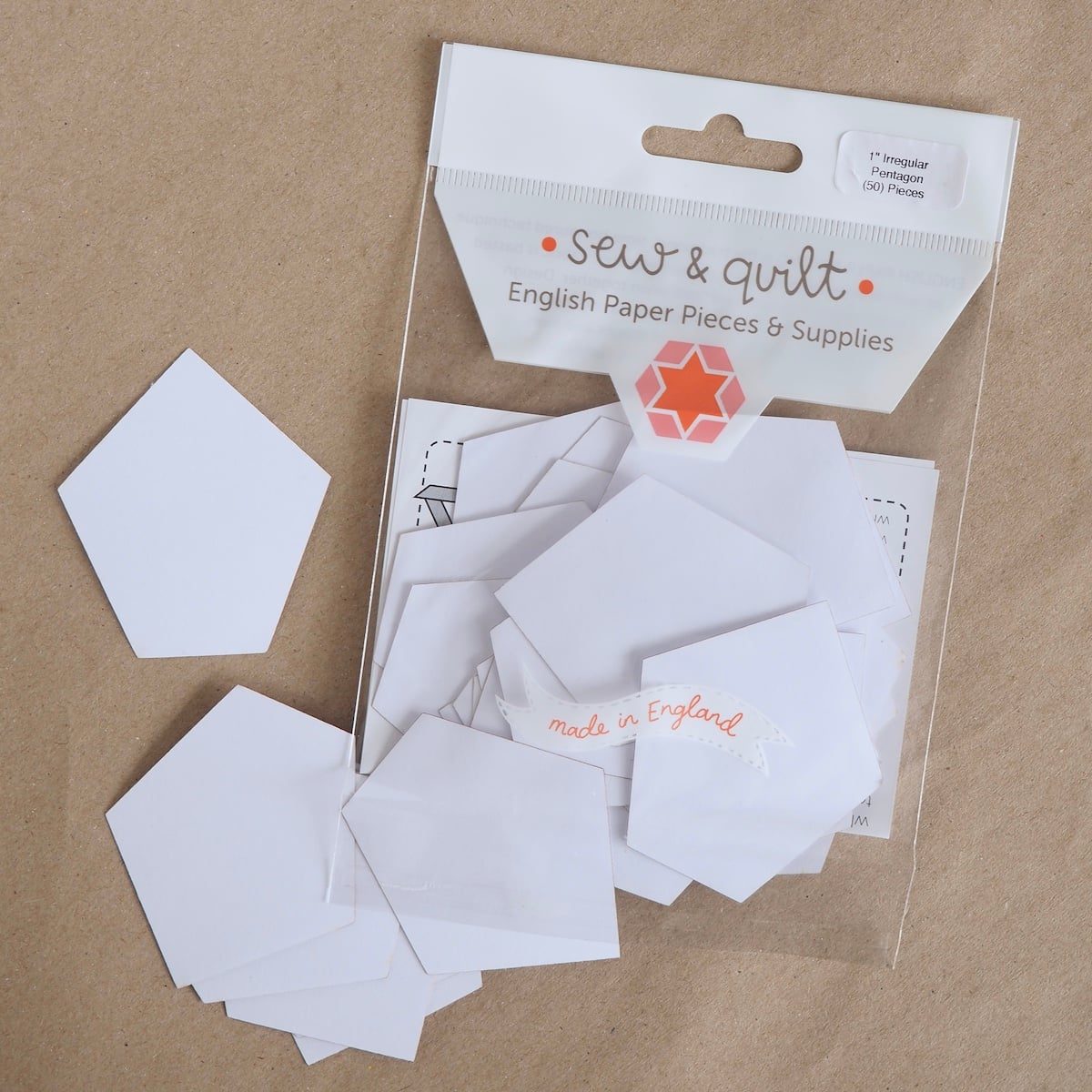 Irregular Pentagon - English Paper Pieces - Image 1