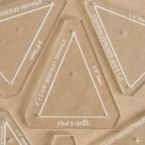 Isosceles Triangle - Acrylic Template - Image 1