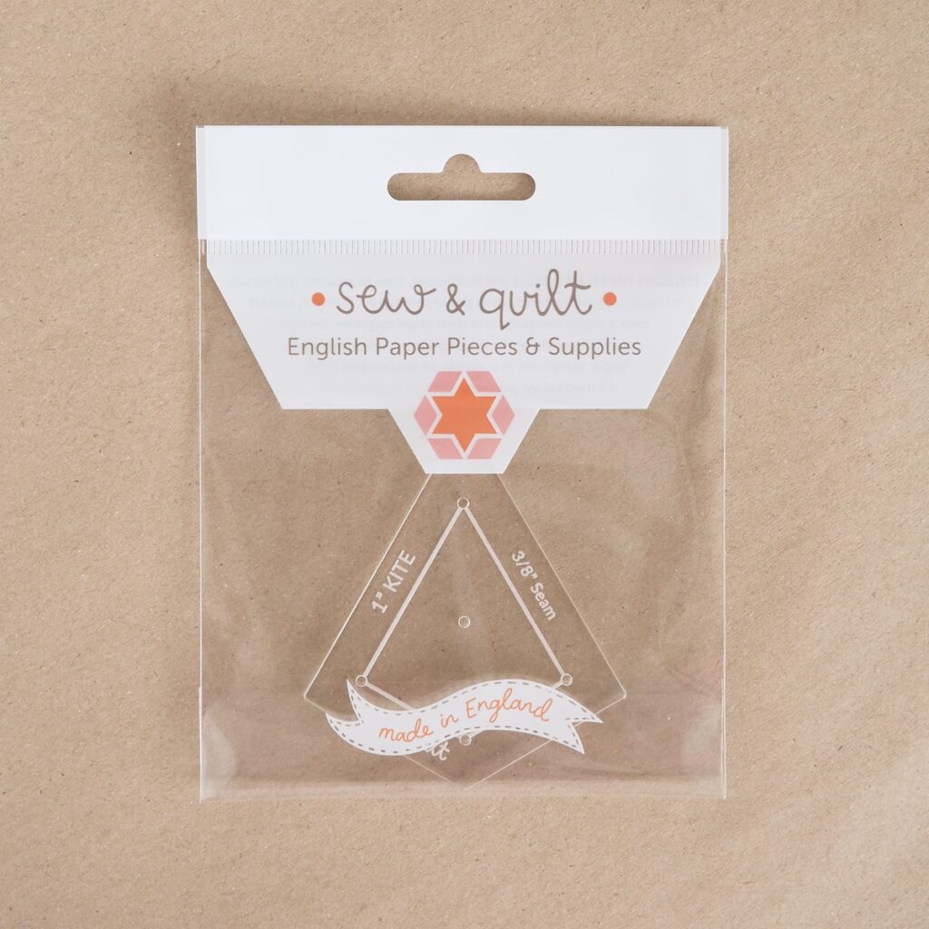 kite acrylic template for English paper piecing