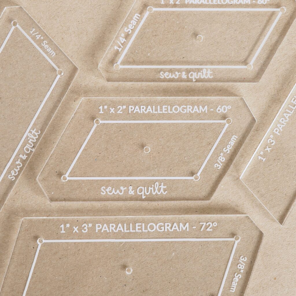 Parallelogram - Acrylic Template