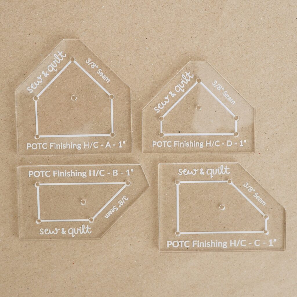 POTC Finishing Shapes - Acrylic Template