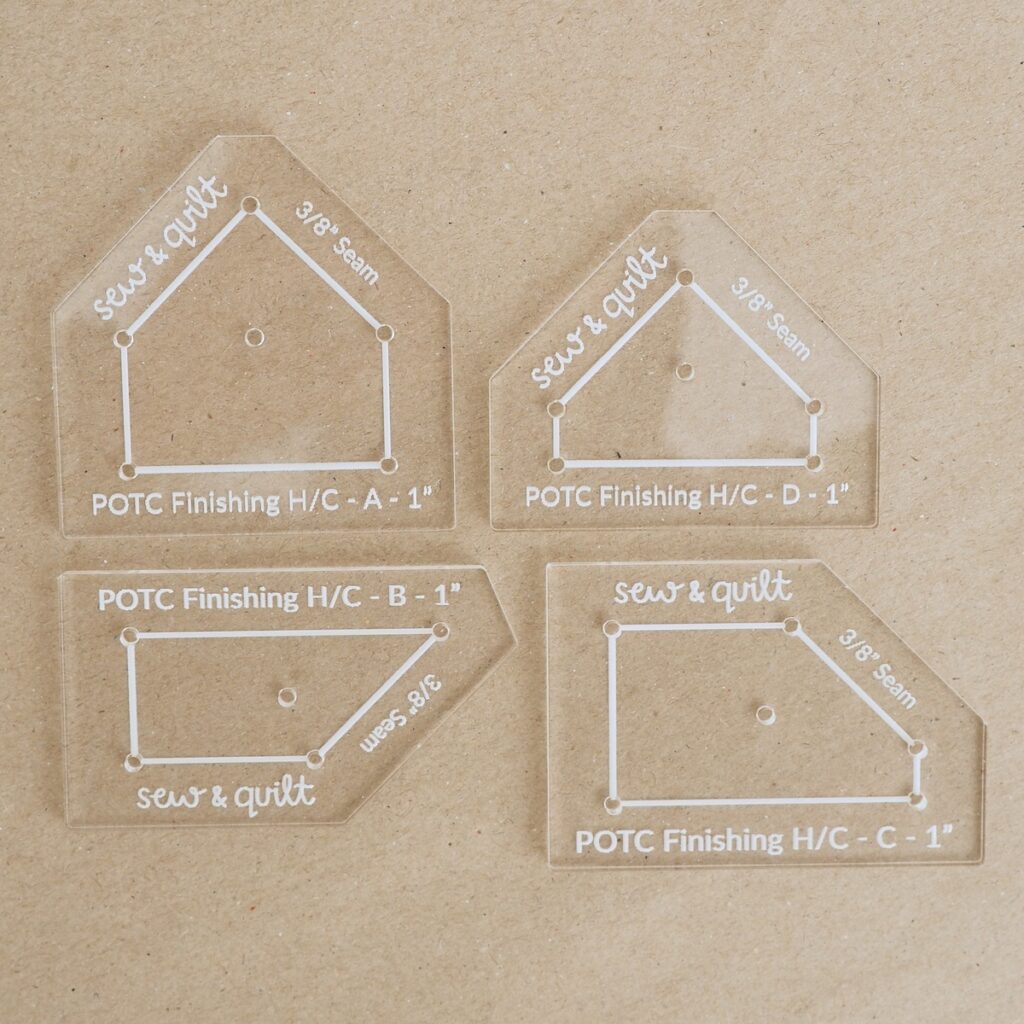 POTC Finishing Shapes - Acrylic Template