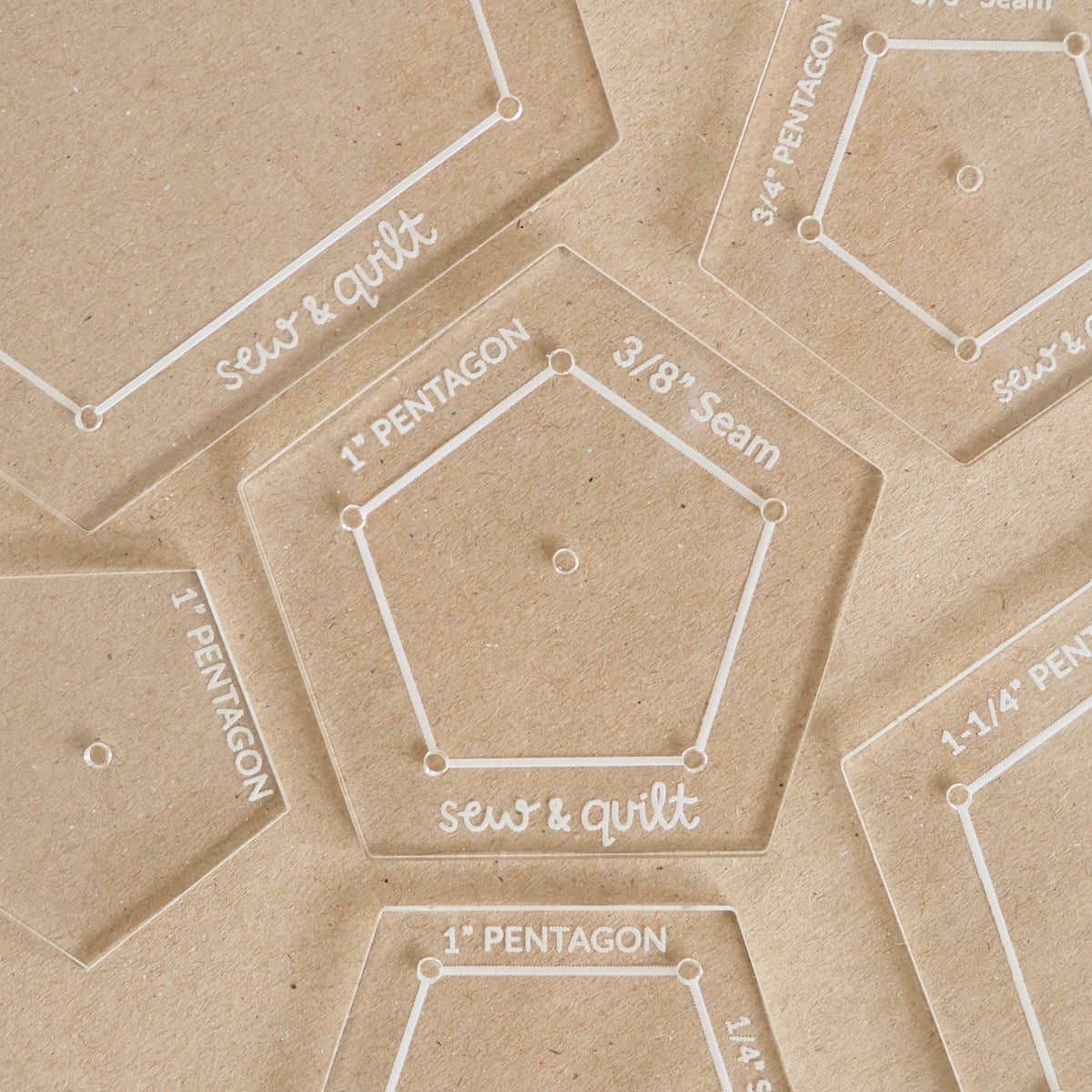Pentagon - Acrylic Template - Image 1