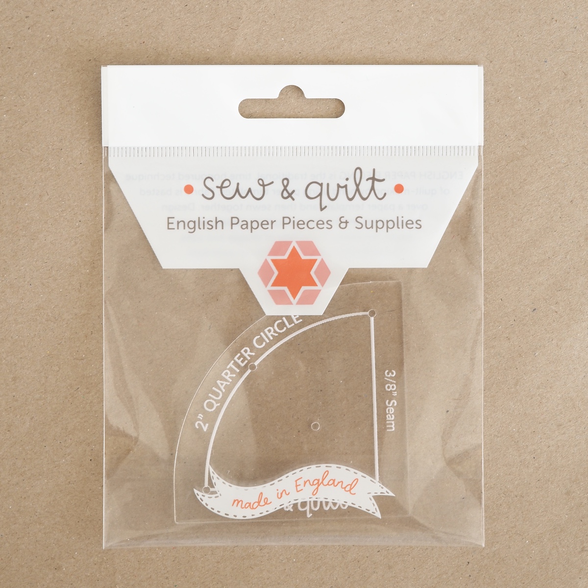 Quarter Quarter Circle - Acrylic Template - Image 2