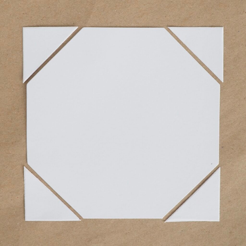 Quarter Square Triangle - English Paper Pieces