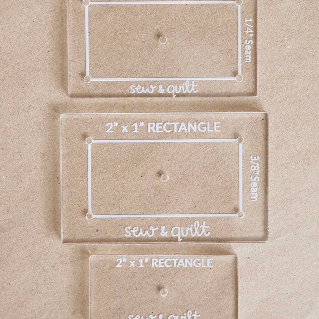 Rectangle - Acrylic Template