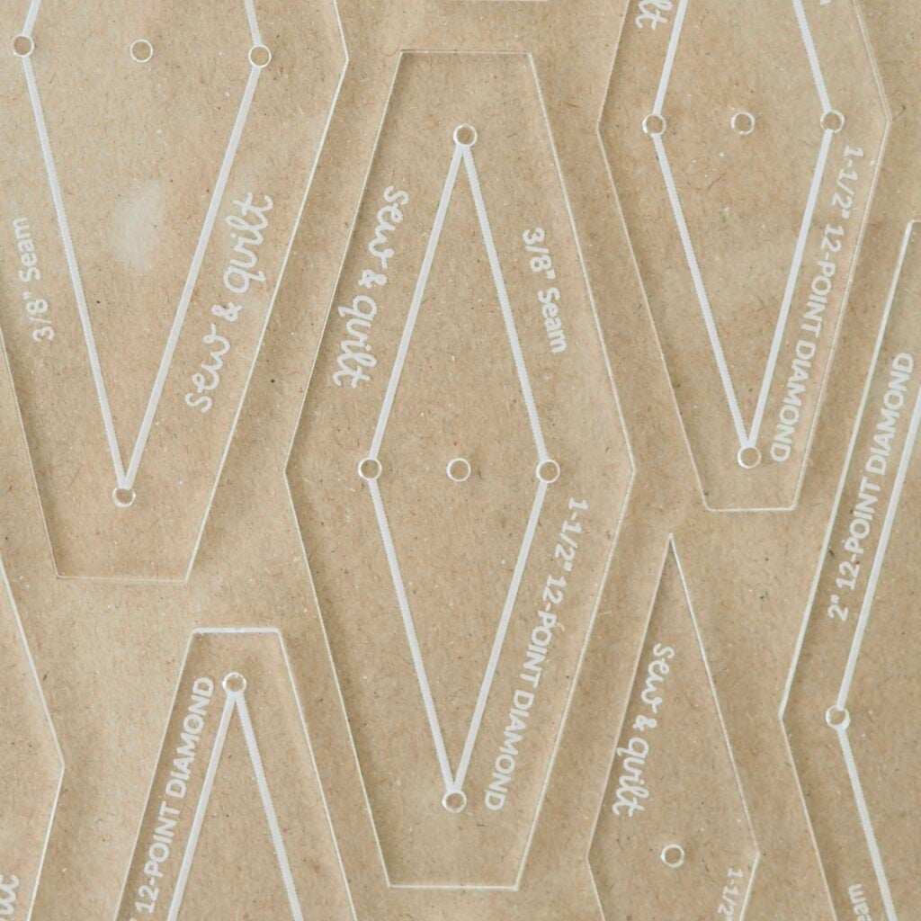 12-Point Diamond - Acrylic Template