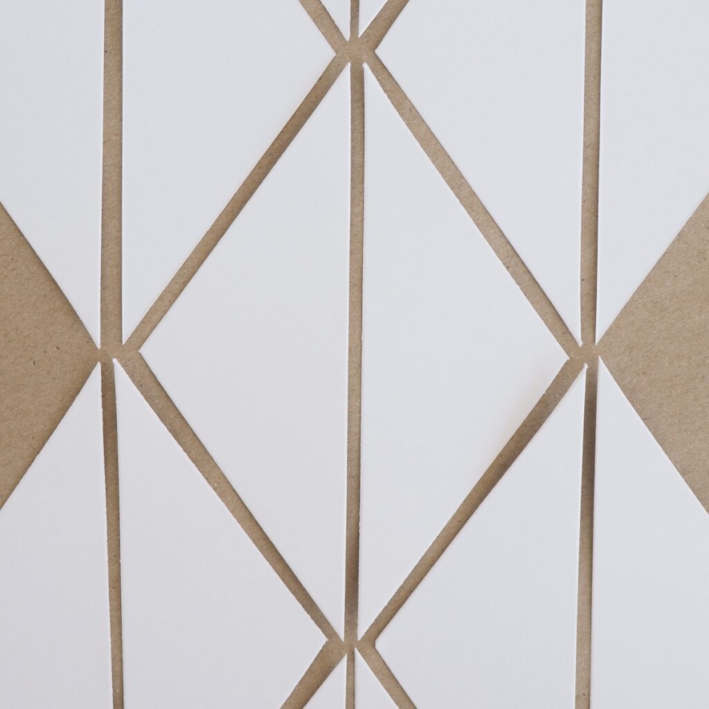 5-Point Diamond (Half Length) - English Paper Pieces