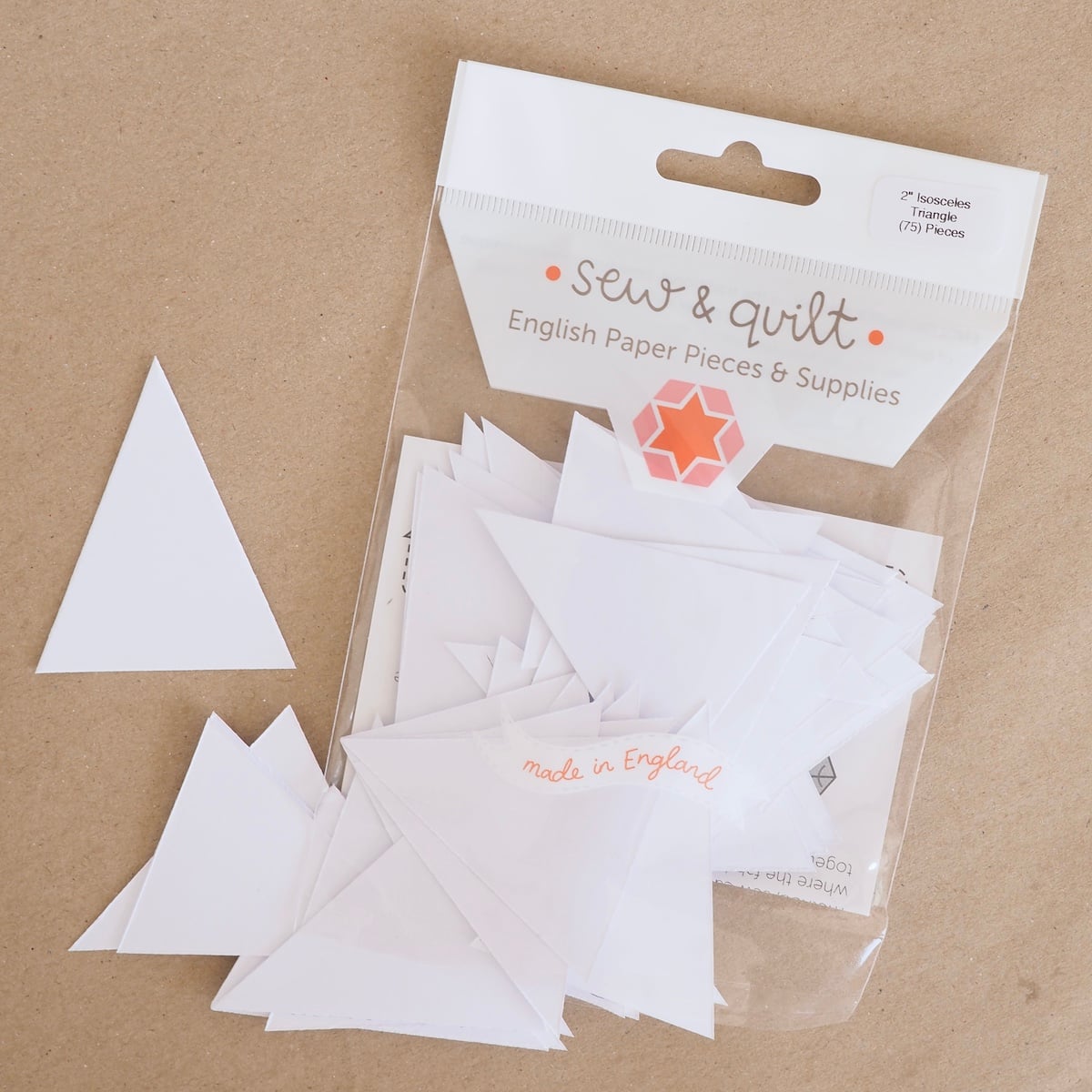 Isosceles Triangle - English Paper Pieces - Image 1