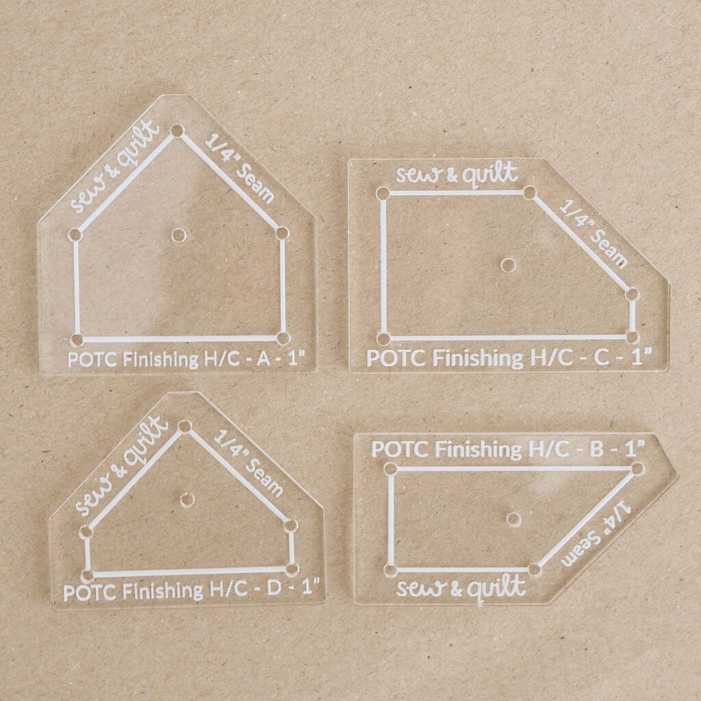 POTC Finishing Shapes - Acrylic Template