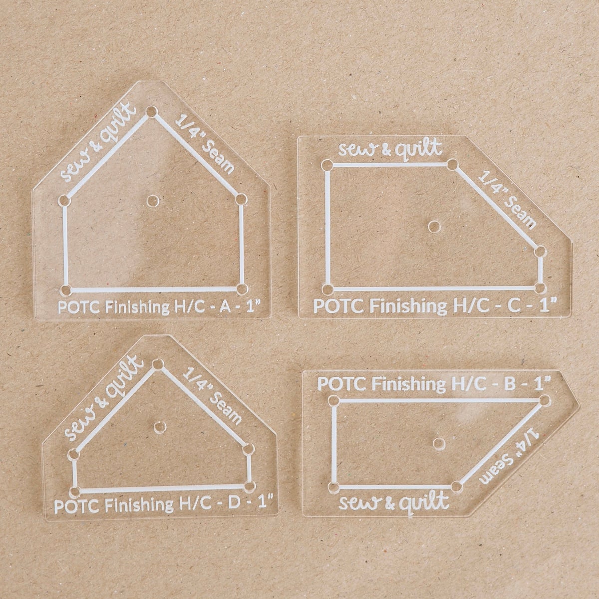 POTC Finishing Shapes - Acrylic Template - Image 6