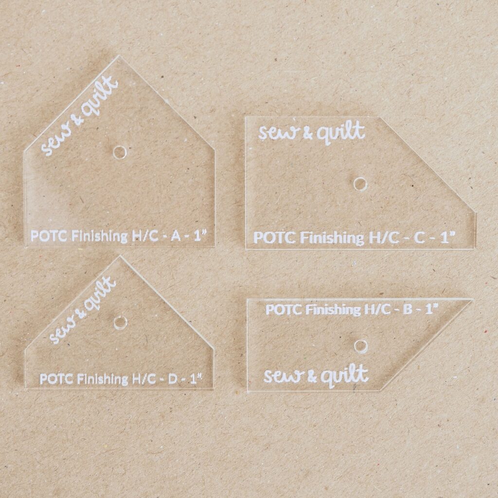POTC Finishing Shapes - Acrylic Template