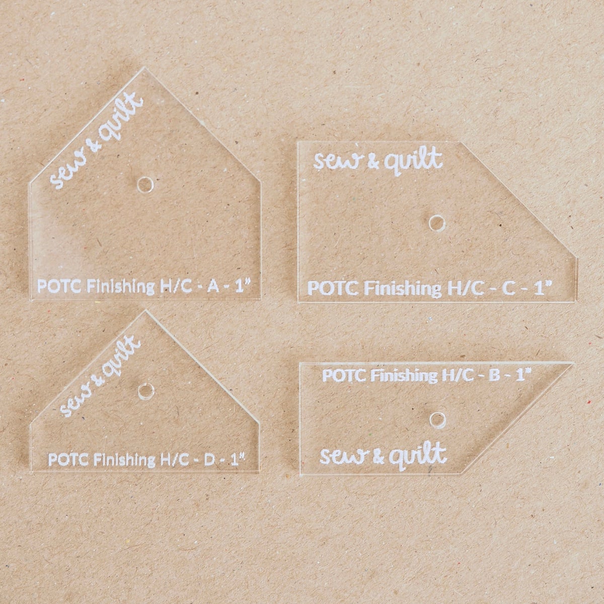 POTC Finishing Shapes - Acrylic Template - Image 4