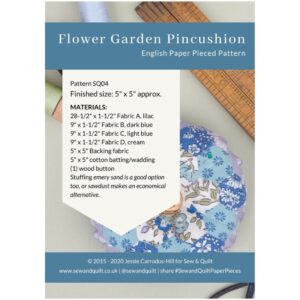 Flower Garden Pincushion PDF Pattern - Image 2