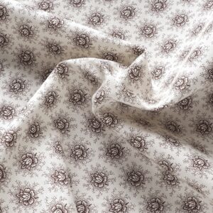 Hazelmont Farm Shirtings Rose Chocolate - Image 2