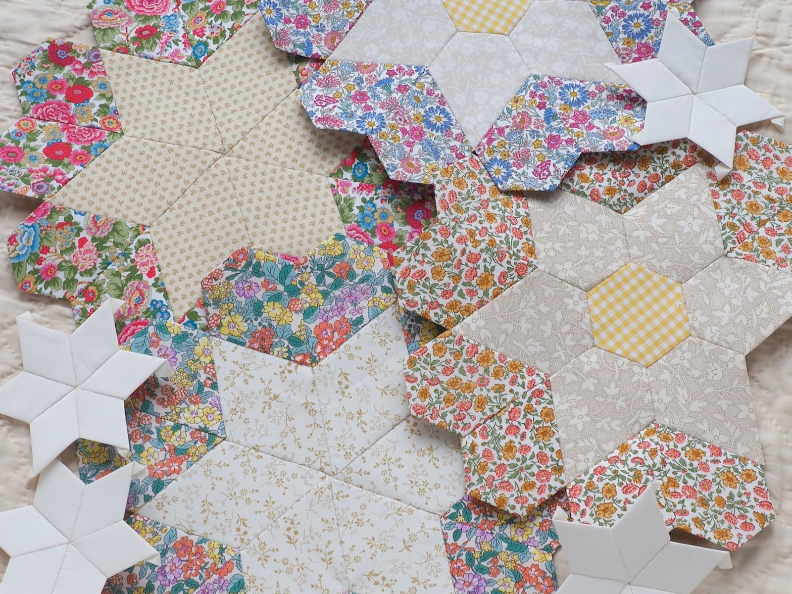Blooming Blossoms v2. Block of the Month Club 2026 - Image 2
