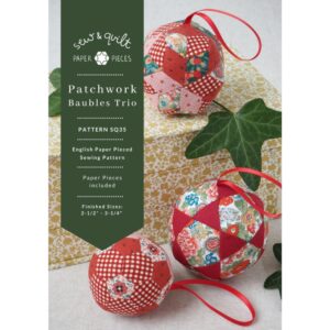 Patchwork Baubles Trio PDF Pattern - Image 1