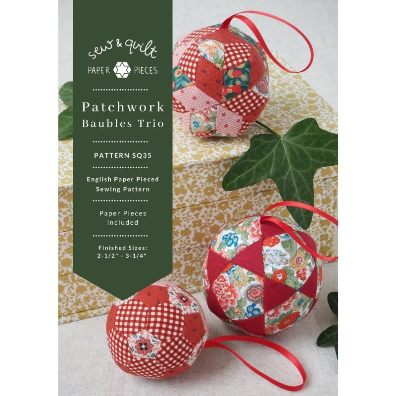 Patchwork Baubles Trio PDF Pattern