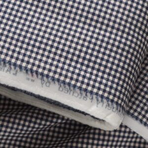 Strawberry Patched Navy Mini Check - Image 3