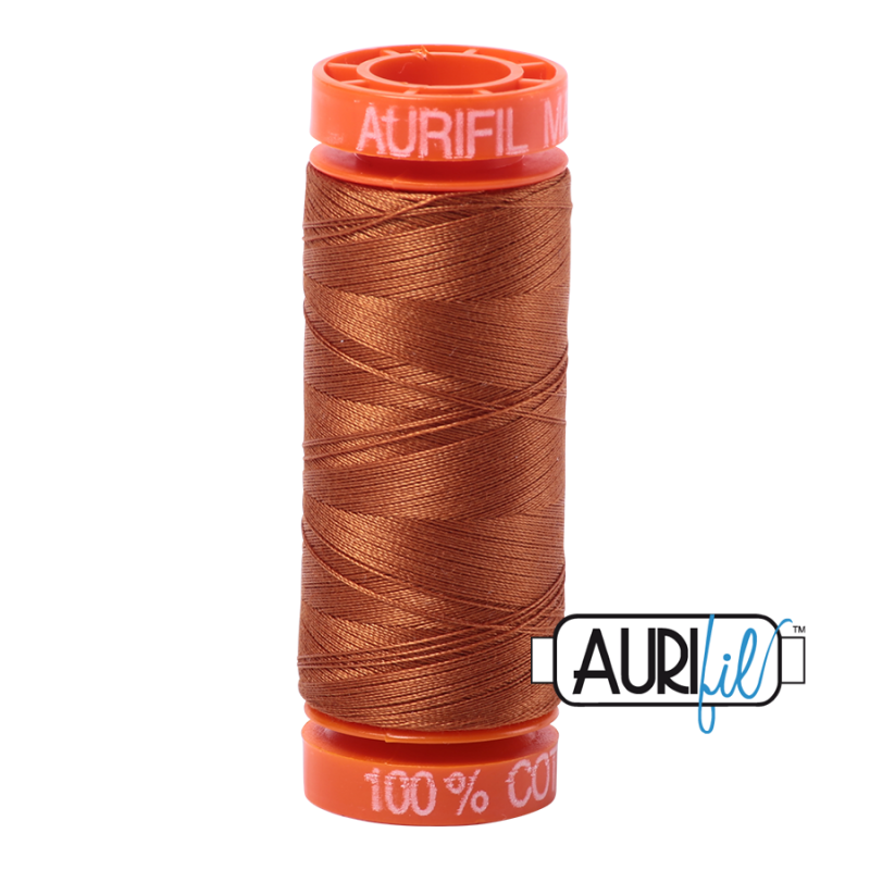 Aurifil 50wt Cotton Thead, Cinnamon #2155 (200m)