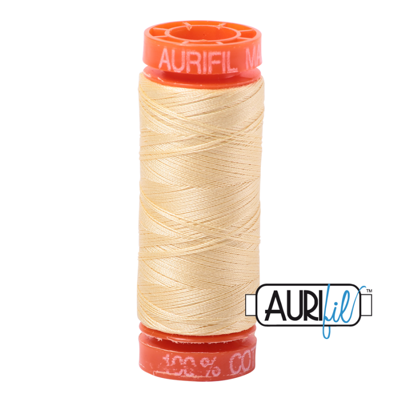 Aurifil 50wt Cotton Thead, Champagne #2105 (200m)