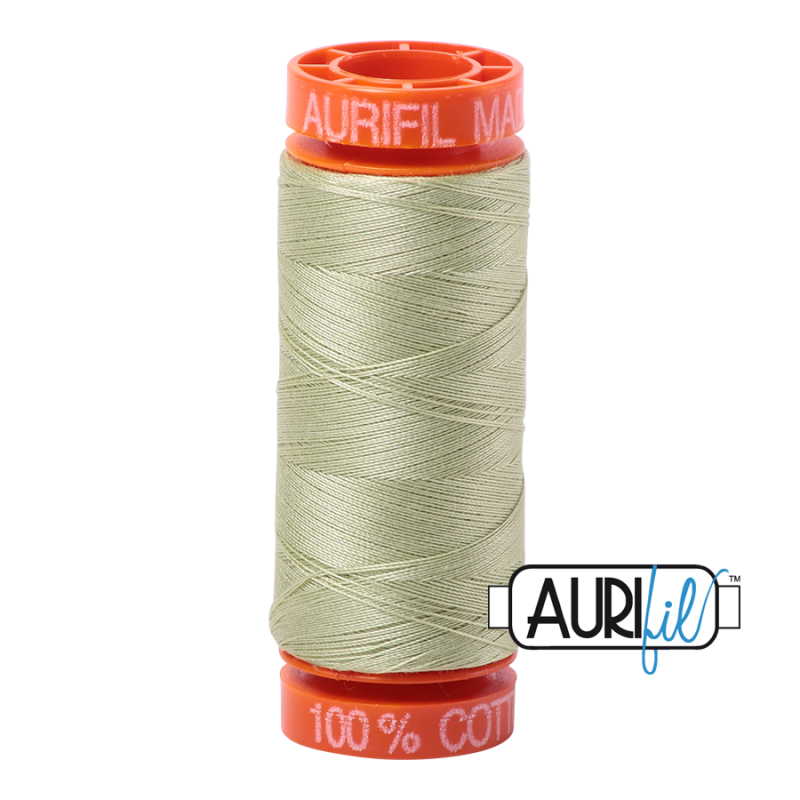 Aurifil 50wt Cotton Thead, Light Avocado #2886 (200m)