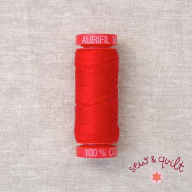 Aurifil-12WT-Cotton-Thread-Red-2250