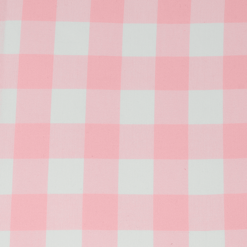 Carolina Gingham 1" Petal Pink cotton fabric
