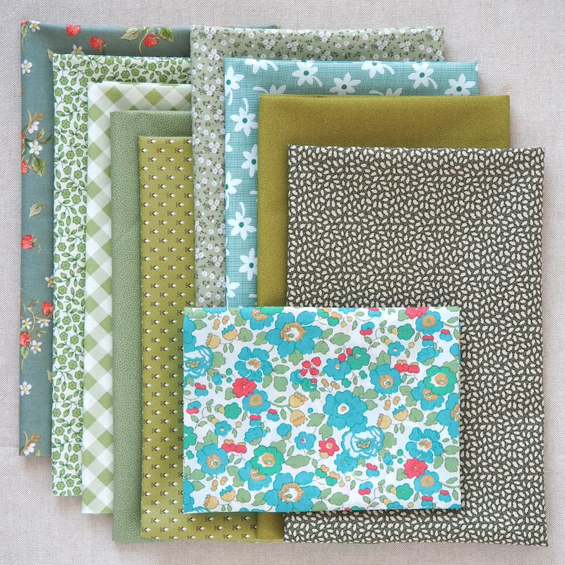 Green Fabric Bundle