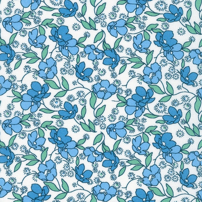 Little Blossoms Flowers Blue | FLHD-21886-80