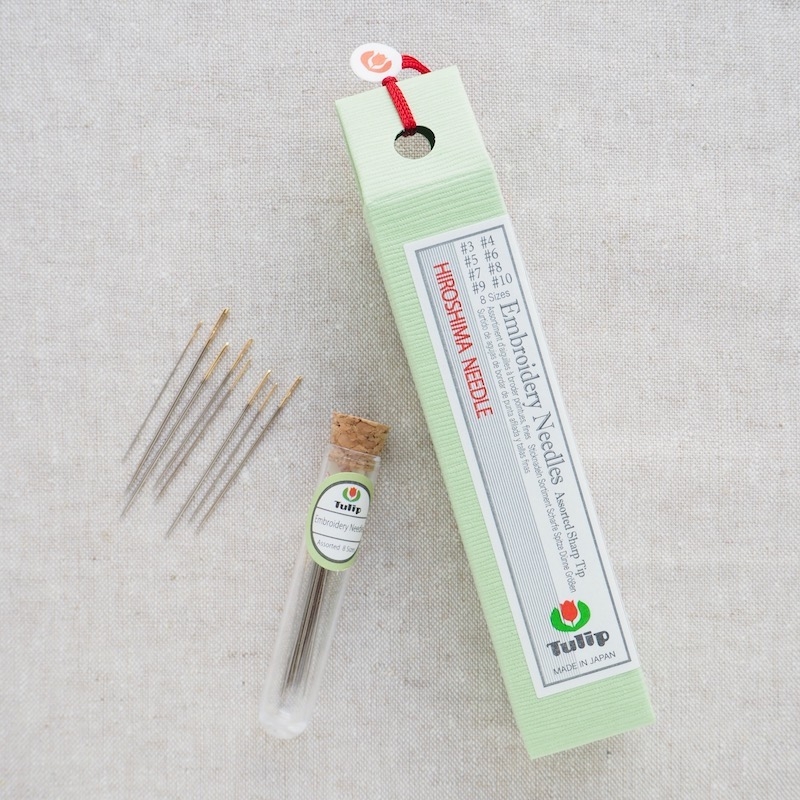 Tulip Hiroshima Embroidery hand sewing needles assorted sizes